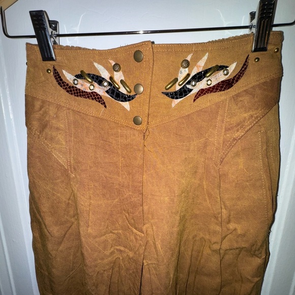 Vintage (with tags!) - Cache/Mixed Brand Brown Embellished Suede Set - Picture 7 of 11